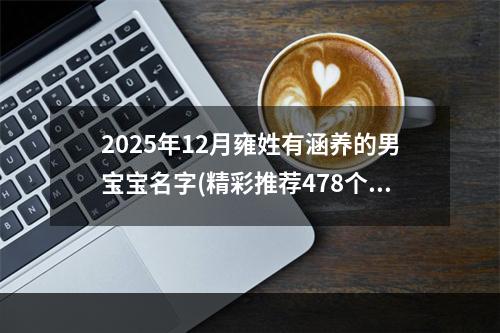 2025年12月雍姓有涵养的男宝宝名字(精彩推荐478个)