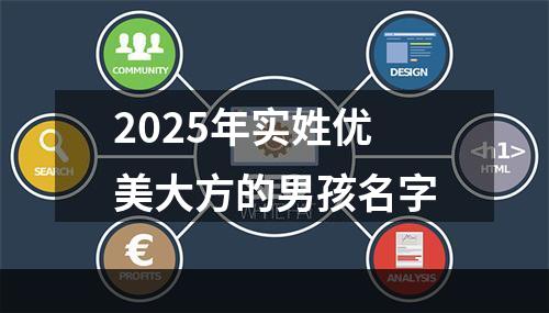 2025年实姓优美大方的男孩名字