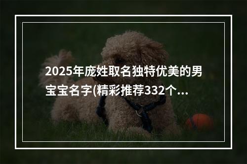 2025年庞姓取名独特优美的男宝宝名字(精彩推荐332个)