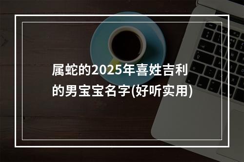 属蛇的2025年喜姓吉利的男宝宝名字(好听实用)