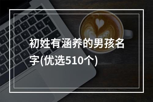 初姓有涵养的男孩名字(优选510个)