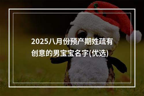 2025八月份预产期姓疏有创意的男宝宝名字(优选)