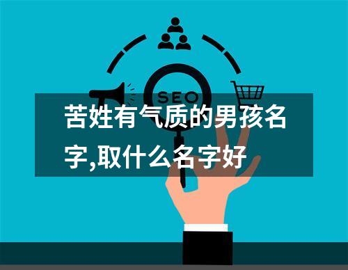 苦姓有气质的男孩名字,取什么名字好