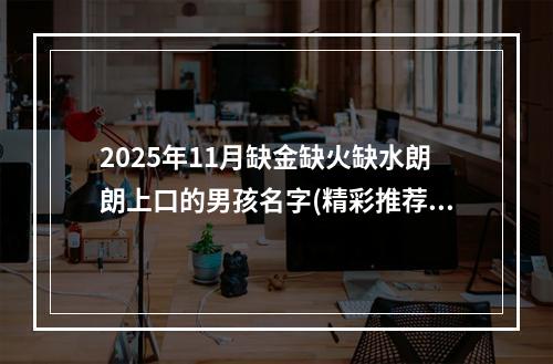 2025年11月缺金缺火缺水朗朗上口的男孩名字(精彩推荐)