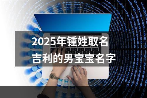 2025年锺姓取名吉利的男宝宝名字