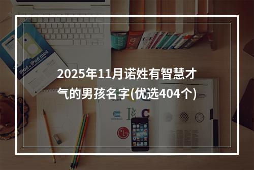 2025年11月诺姓有智慧才气的男孩名字(优选404个)