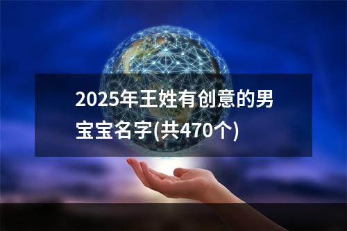 2025年王姓有创意的男宝宝名字(共470个)