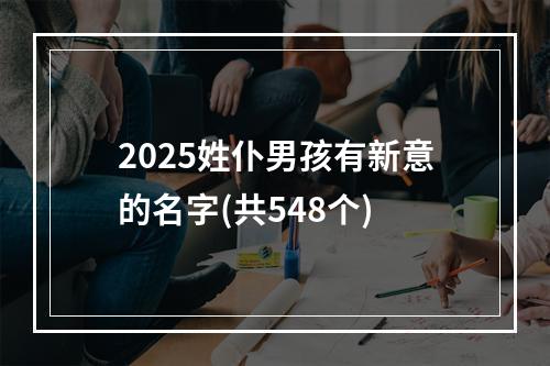 2025姓仆男孩有新意的名字(共548个)