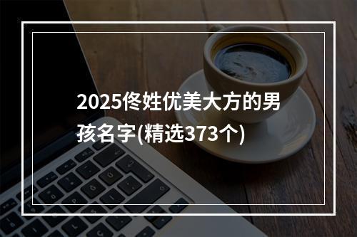 2025佟姓优美大方的男孩名字(精选373个)