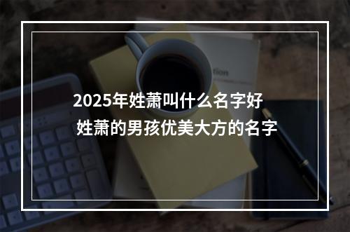 2025年姓萧叫什么名字好 姓萧的男孩优美大方的名字