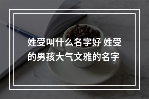 姓受叫什么名字好 姓受的男孩大气文雅的名字