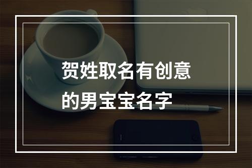 贺姓取名有创意的男宝宝名字