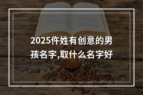 2025仵姓有创意的男孩名字,取什么名字好