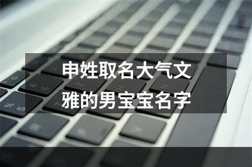 申姓取名大气文雅的男宝宝名字