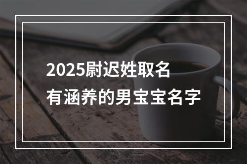 2025尉迟姓取名有涵养的男宝宝名字