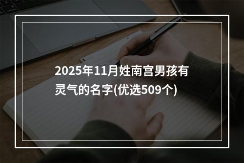 2025年11月姓南宫男孩有灵气的名字(优选509个)