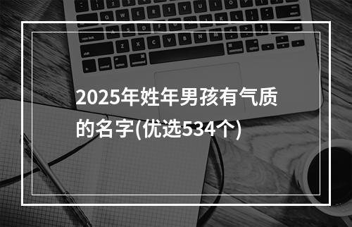 2025年姓年男孩有气质的名字(优选534个)