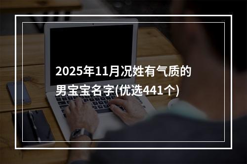 2025年11月况姓有气质的男宝宝名字(优选441个)