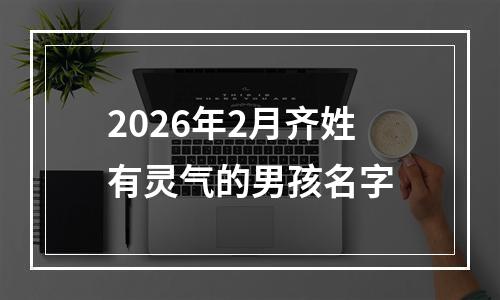 2026年2月齐姓有灵气的男孩名字