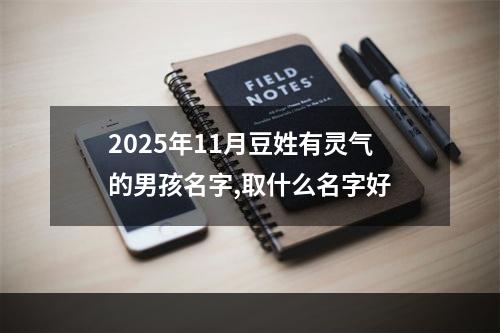 2025年11月豆姓有灵气的男孩名字,取什么名字好