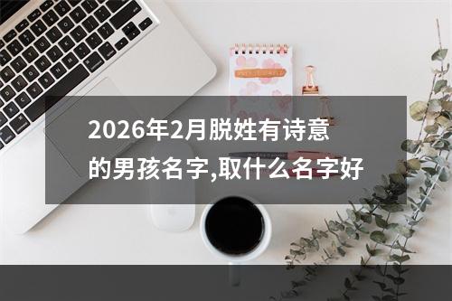 2026年2月脱姓有诗意的男孩名字,取什么名字好