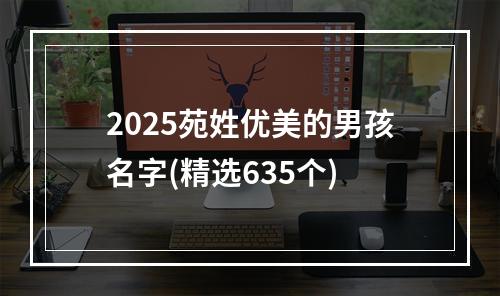 2025苑姓优美的男孩名字(精选635个)