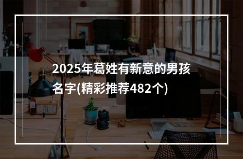 2025年葛姓有新意的男孩名字(精彩推荐482个)