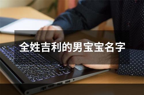 全姓吉利的男宝宝名字