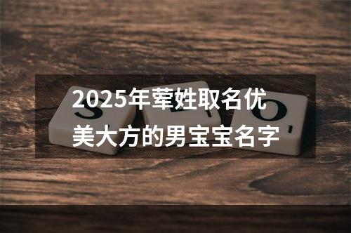 2025年荤姓取名优美大方的男宝宝名字
