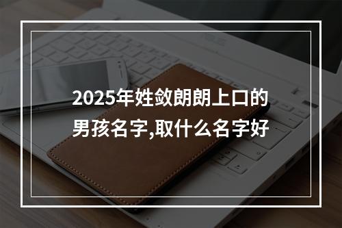2025年姓敛朗朗上口的男孩名字,取什么名字好