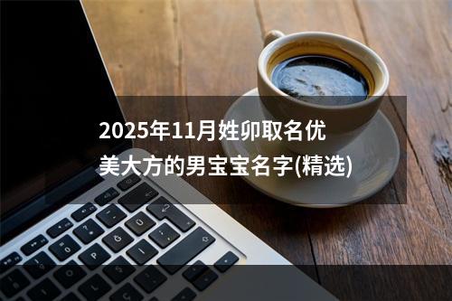 2025年11月姓卯取名优美大方的男宝宝名字(精选)
