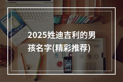 2025姓迪吉利的男孩名字(精彩推荐)