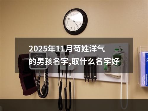 2025年11月苟姓洋气的男孩名字,取什么名字好