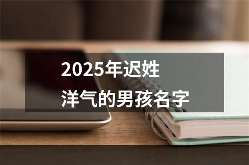 2025年迟姓洋气的男孩名字