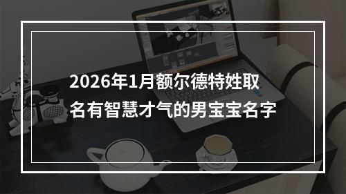 2026年1月额尔德特姓取名有智慧才气的男宝宝名字
