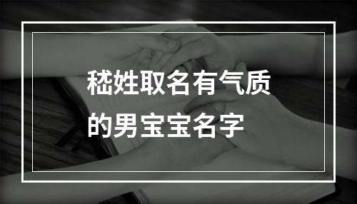 嵇姓取名有气质的男宝宝名字