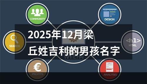 2025年12月梁丘姓吉利的男孩名字