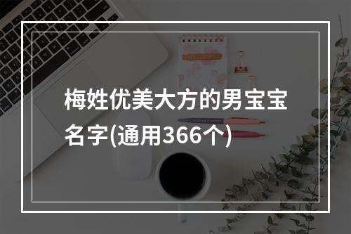 梅姓优美大方的男宝宝名字(通用366个)