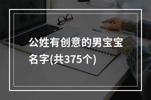公姓有创意的男宝宝名字(共375个)