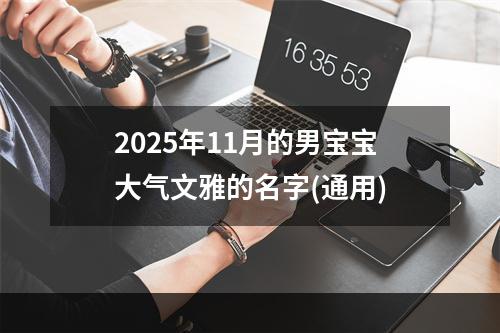 2025年11月的男宝宝大气文雅的名字(通用)