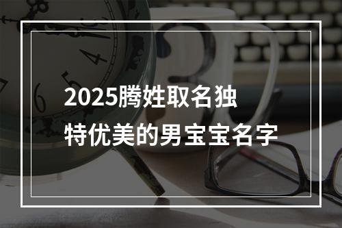 2025腾姓取名独特优美的男宝宝名字
