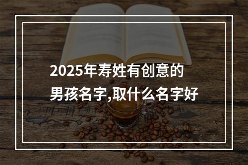 2025年寿姓有创意的男孩名字,取什么名字好