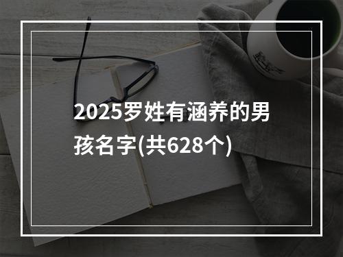 2025罗姓有涵养的男孩名字(共628个)