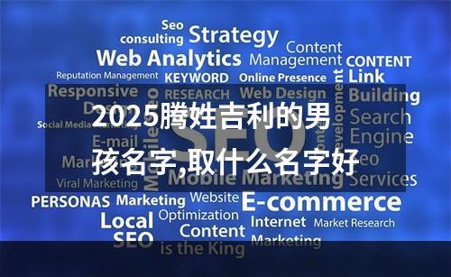 2025腾姓吉利的男孩名字,取什么名字好