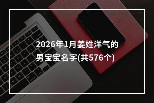2026年1月姜姓洋气的男宝宝名字(共576个)