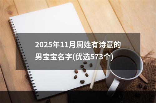 2025年11月周姓有诗意的男宝宝名字(优选573个)