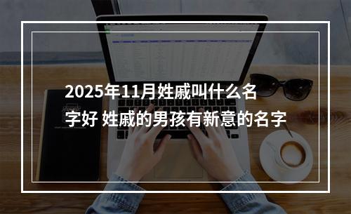 2025年11月姓戚叫什么名字好 姓戚的男孩有新意的名字