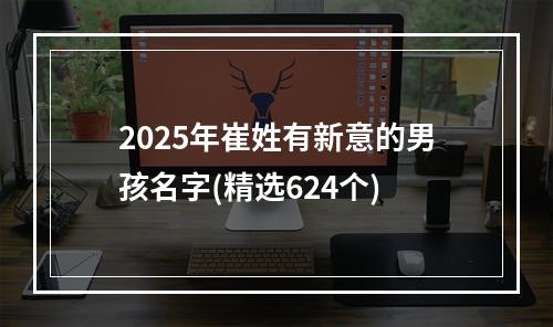 2025年崔姓有新意的男孩名字(精选624个)
