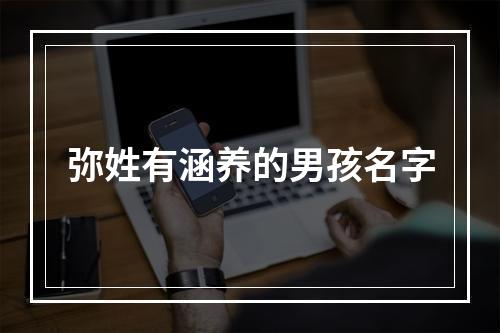 弥姓有涵养的男孩名字