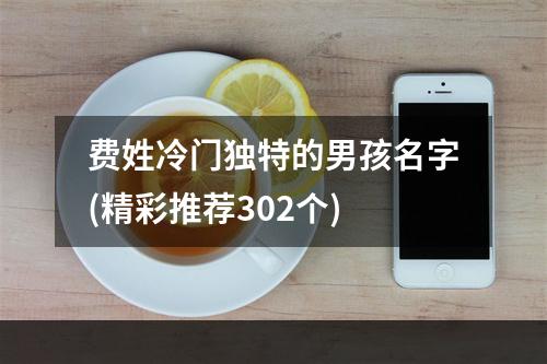 费姓冷门独特的男孩名字(精彩推荐302个)
